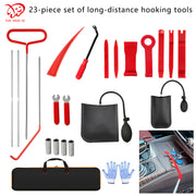 23-Piece Universal Car Window & Door Opening Tool Kit | Automotive Interior Repair Kit | Vehicle Unlocking Tools | Stainless Steel Construction
