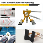 Paintless Auto Dent Repair Tool Set Dent Puller Kit With Golden Lifter & Glue Gun