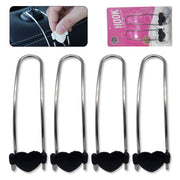 4 Pcs Car Seat Back Hooks Metal Headrest Hangers Hooks for Car Organizer and Storage