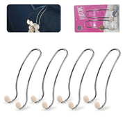 4 PCS Headrest Hooks for Car Metal Seat Back Hanger Storage Organizer