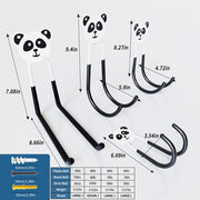 8-Pack Garage Panda Hooks Heavy Duty Steel Garage Storage Wall Mount Hooks