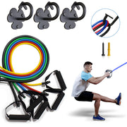 Lot de 3 ancrages muraux pour exercices avec 5 bandes de résistance